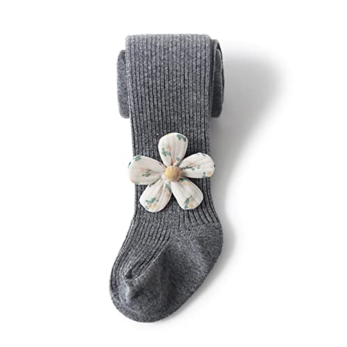 KAGAYD Girl Flower Tights Thick Cable Knit Leggings Stockings Cotton Pantyhose Ballet Dance Pantyhose for Little3