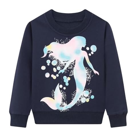 Smazero Girls Cotton Mermaid Jumper Cover