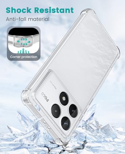 SineOrdo Case for Xiaomi POCO F6 Pro 5G Phone Case Clear - Image 4