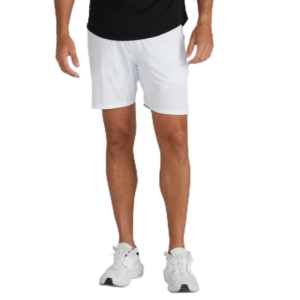 BYLT Men's Linered Active Short - Casual & Workout Shorts for Men with Drawstring - Lightweight Polyester & Spandex Fabric