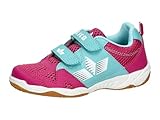 Lico Unisex Kinder Sport V Hallenturnschuhe, Pink Türkis Weiß, 28 EU