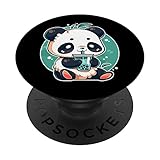 Kawaii Animal Bear Boba Milk Tea Tees Kids