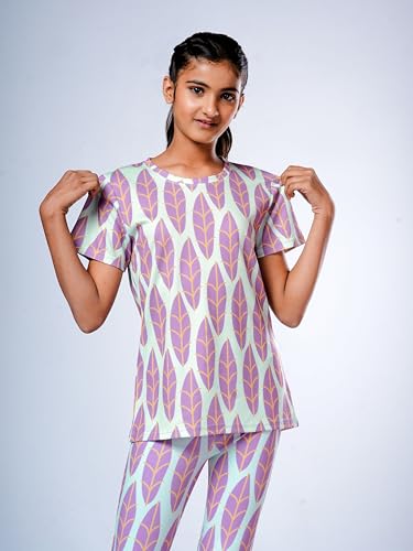 Image of Girl's Active Sports Wear Solid Short Sleeve Running Workout Tshirts Athletic Tops Lightweight Quick Dry Training Yoga Round Neck Tshirt (4 to 14 YRS)