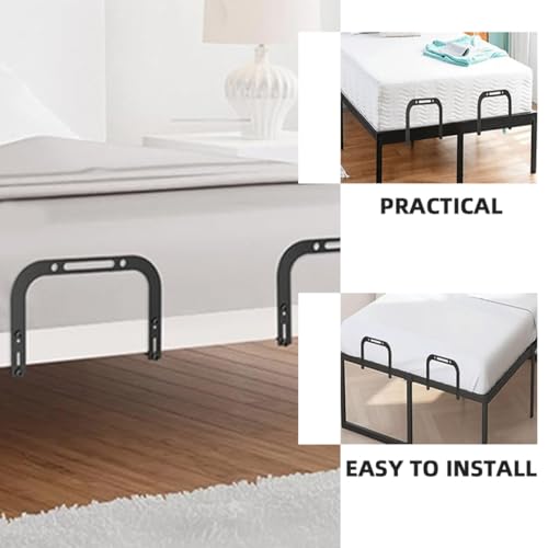 Support antidérapant pour cadre de lit avec butées de matelas haute dureté - 4