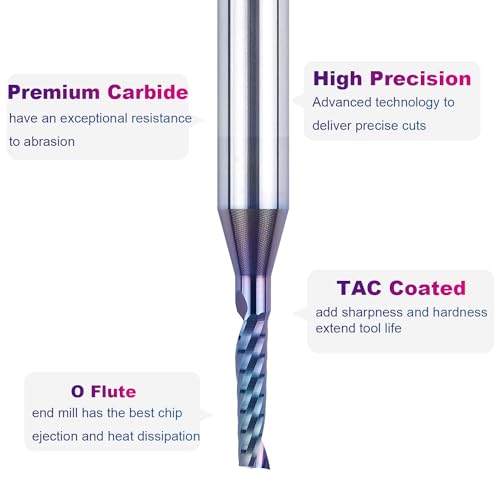SpeTool TAC Coated O Flute Bit