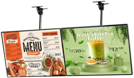 Slim Snap Frame LED Light Box, LED Backlit Menu Board Screen for Restaurant Cafe Shops Wall Mounted Billboard for Cafe Shop (70x50cm)
