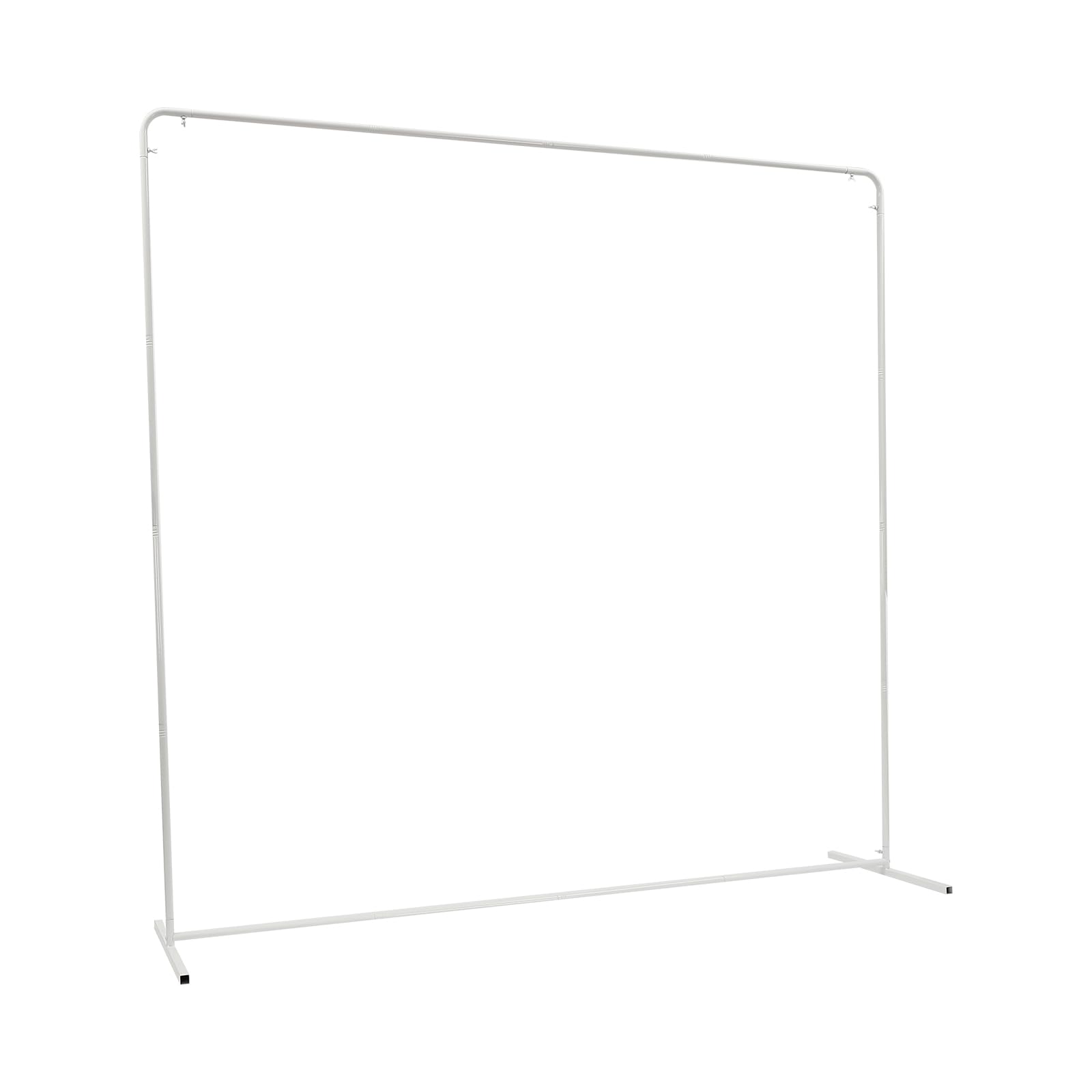 Quadratischer Metall Hintergrundständer 2×2 m weiß Bogenständer Party ständ
