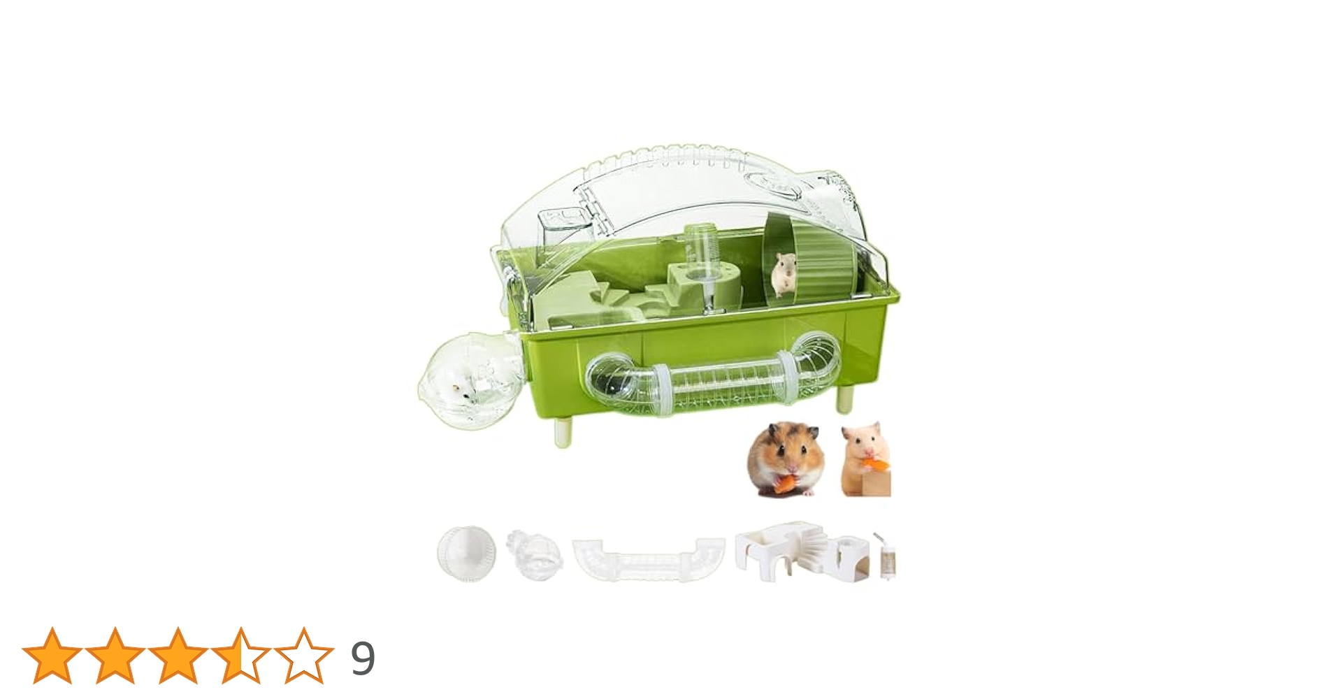 ハムスター用品7点セット Amazon | SASATO ハムスター ケージ 飼育ケージ セット 全面