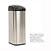 BestOffice 13 Gallon Touch-Free Sensor Automatic Stainless-Steel Trash Can Kitchen