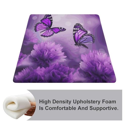 Coussin de sol de méditation contre le mal de dos - Mousse carrée 38 - 4