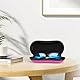 FINTIE Brillenetui Sonnenbrille, EVA Kratzfeste Sonnenbrillen Etui Hardcase mit Karabiner Groß Brillen Etui für Damen Herren Outdoor Sportbrille Fahrradbrille