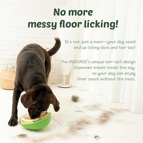 Gonetre Avocado Pet Feeder Slow Feeder Dog Bowl Premium Plastik Dauerhafter Haustiernahrungspender für Katzen und Hunde Heimküche