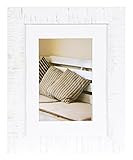 Dimensiones de 15 x 20 cm Henzo 585753 Marco de madera para pared (15 x 20 cm), color blanco