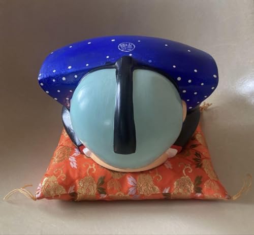 福助人形 招運 千客万来 陶磁置物 貯金箱 お辞儀 レトロのサムネイル