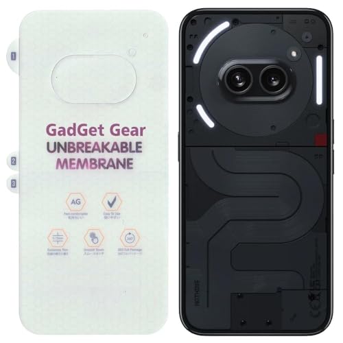 Image of MACLEN Matte Finish Full Body Cover Back Protector Compatible with Nothing Phone 2A, 2A Plus | Unbreakable Membrane Scratch Guard Full Fit Protective, Case Friendly, (Back & Side) (Pack of 1)
