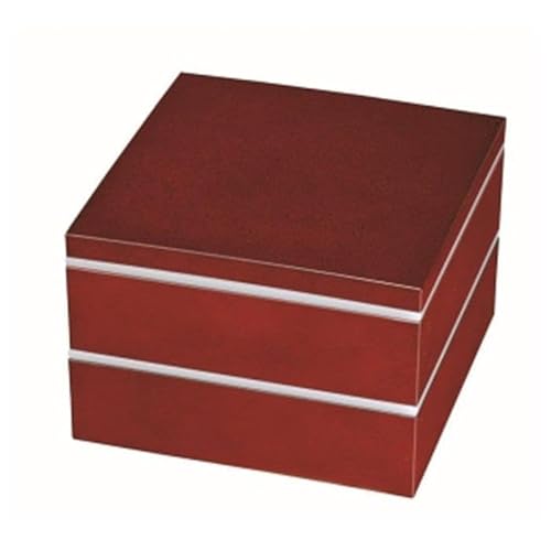 6.0寸 二段重箱 ななこ シール蓋・仕切り付[YG99]