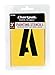 Produktbild Chartpak Buchstaben und Zahlen Malschablonen, A-Z und 0-9, 7,6 cm H, 35 pro Packung (01560)