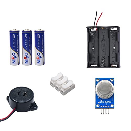 Image of Electronic Spices Diy Mini Smoke Detector Kit With User Mannual And Video Tutorial