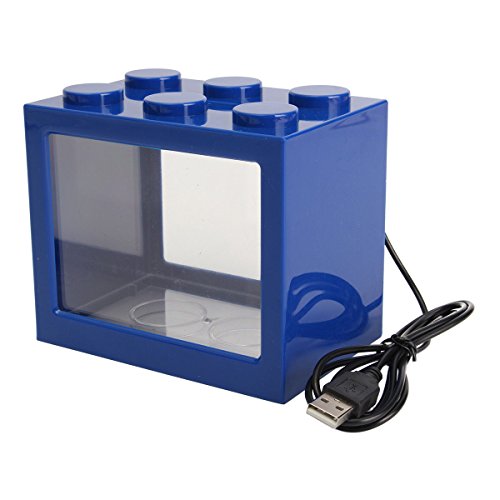 SODIAL Mini USB illuminazione a LED Clear Fish