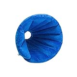 Lassen Sie das Halsband bei Nichtgebrauch einfach ab, um es einfach zu verstauen. Der innere PVC-Teil und das kurze Plüsch-Tuch sind abnehmbar, was sich sehr bequem für Sie auswaschen lässt, wenn es schmutzig wird.