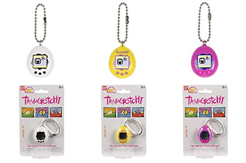 Tamagotchi Chibi Series 4 White/Black, Yellow/Purple, Purple/Blue/Pink Digitial Pets Digitial Pets