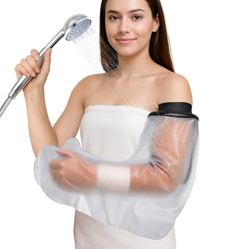Waterproof Arm Cast Cover for Shower – Adult Reusable Cast Protector for Broken Arm, Hand, Elbow – Watertight Seal to Keep Bandage or Wound Dry – Latex-Free Soft Cover for Surgery or Injury - Thumbnail 7
