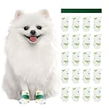 Furrtripsy Disposable Dog Booties for Dog Cats,Pet Booties Waterproof and Breathable with Adjustable Velcro,Unstoppable Paw Protectors for Large,Small and Medium, 20 Counts (Small)