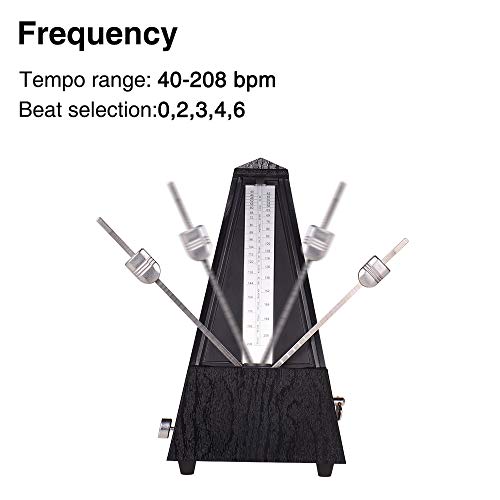 summina Métronome mécanique à pyramide – Matériau ABS pour guitare, violon, plat, instrument de musique, pratique pour… - Les Beatles, Paul McCartney, John Lennon, RIngo Starr, George Harrison summina Métronome mécanique à pyramide - Matériau ABS pour guitare, violon, plat, instrument de musique, pratique pour… – Image 4