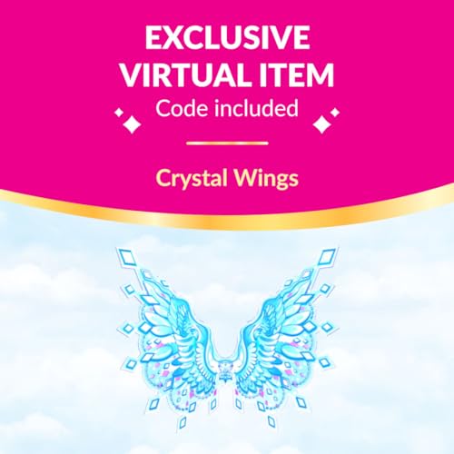 Image of Royale High 9 inch Fashion Doll - Demi The Ice Fairy, Wave 2, Series 2 - Fairy Journal, Comb, and Virtual Item Code Included - Amazon Exclusive - Ages 5+