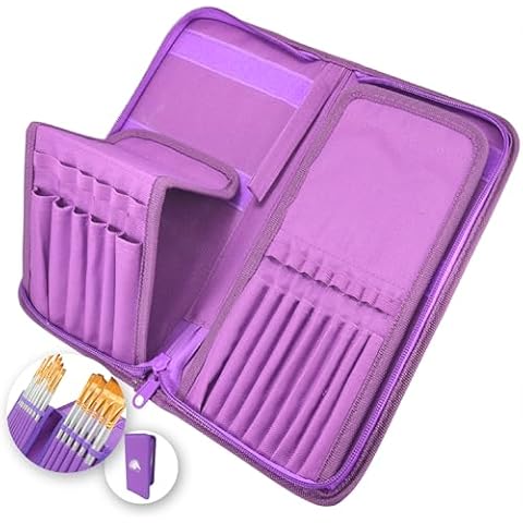 Myartscape Purple Paint Brush Organizer Cover