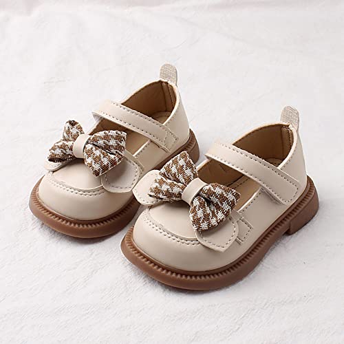 Kids Girls Dress Shoes Bow Tie Soft Bottom Princess Shoes Summer Outdoor Soft Rubber Sole Little Girl Sandals Size 82