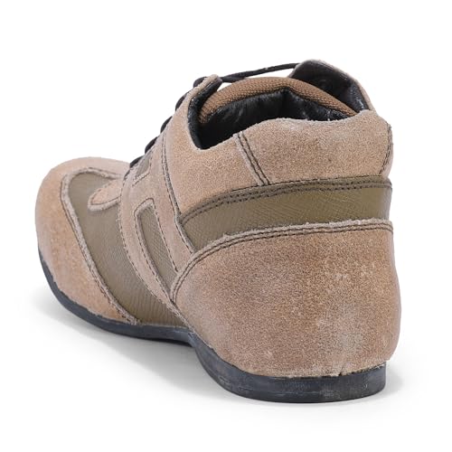 Image of Woodland Men Beige Casuals LACE UP