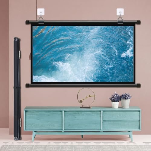Pantalla de proyector enrollable 72 pulgadas 16:9 miniatura 3