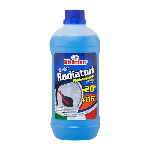 Liquido antigelo blu, di tipo permanente a base di glicole etilenico