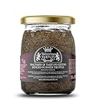 Valnerina Tartufi Mahlener schwarzer Sommertrüffel | Trüffen Natürlich, handwerklich und italienisch konserviert in nativem Olivenöl EVO Extra | Glas 500 gr.