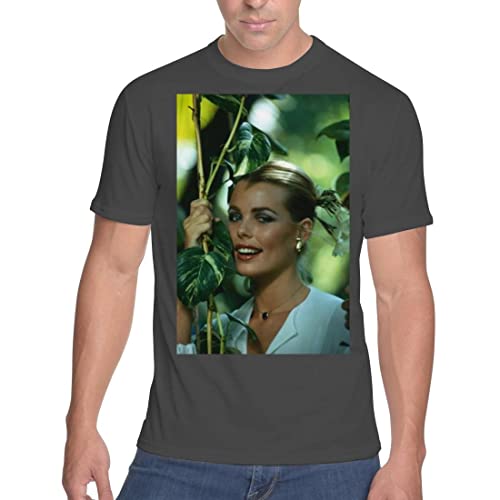 Middle of the Road Margaux Hemingway - Men's Soft & Comfortable T-Shirt PDI #PIDP542529, Black, X-Large