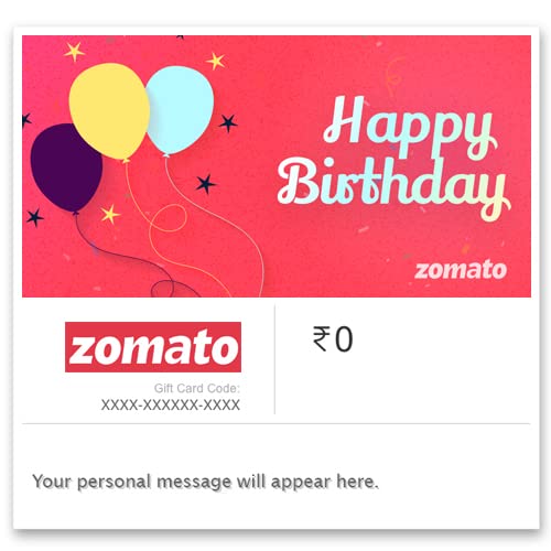 Zomato |Up to 4% Cashback | E-Gift Card | Instant Delivery | Valid for online purchase.
