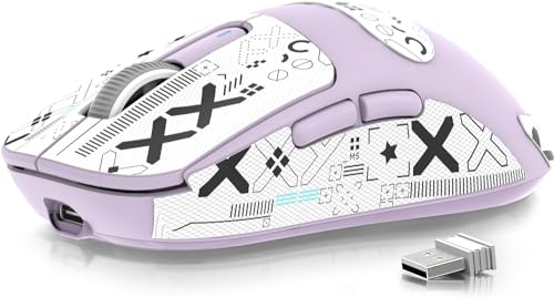 Image of ATTACK SHARK X3 Wireless Gaming Mouse, 49g Bluetooth /2.4G /USB-C Ergonomic Computer Mouse, PAW3395 26K DPI Sensor, 200h Battery Life, Programmable Buttons, Gaming Accessories for PC /Laptop /Mac