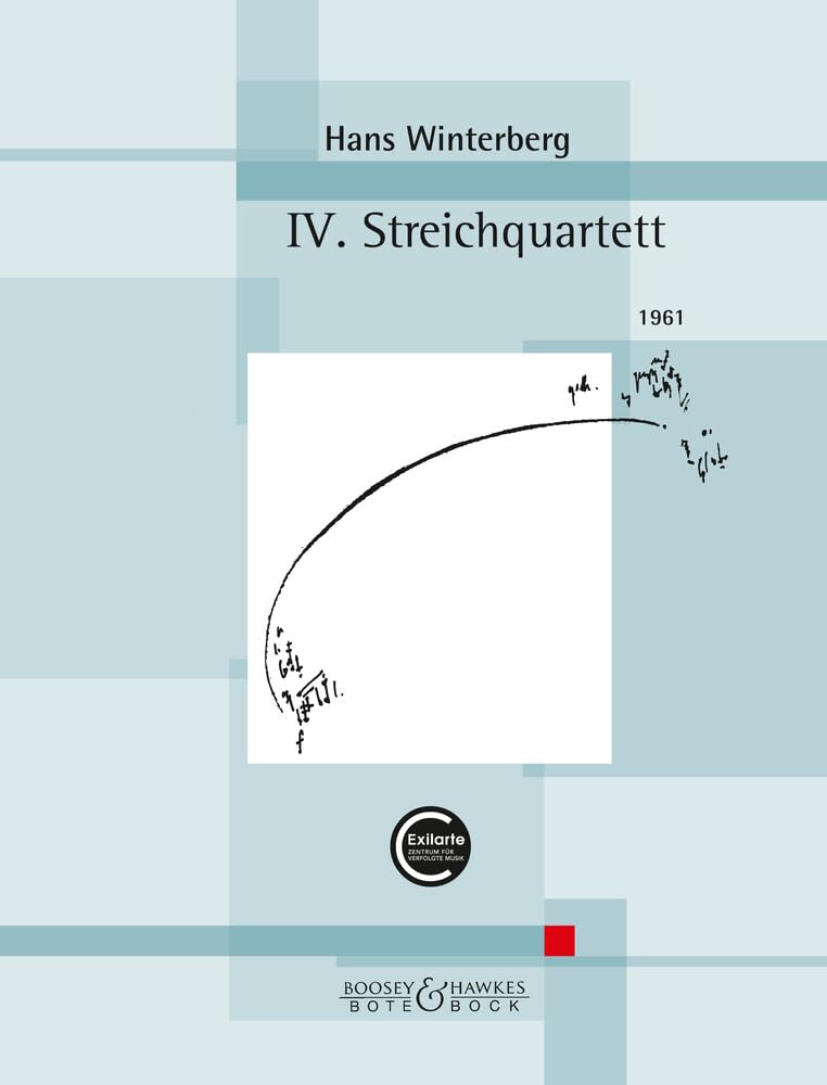 IV. Streichquartett: Streichquartett. Partitur und Stimmen.