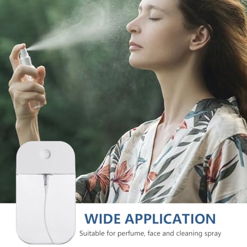 SGERUFZ 2 Pcs Reusable Mini Fine Mist Spray Bottle for Perfume, Body Care Liquid, Cosmetics (50ml)