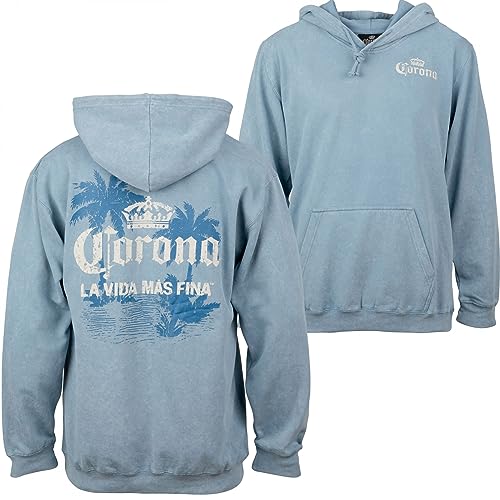 Corona La Vida Mas Fina Mineral Wash Pull-Over Hoodie (Large)