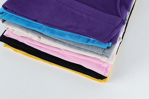 Poetsky 2025 Summer Tunic or Tops for Women to Wear with Leggings Square Neck Casual Long T Shirts with Pockets S-3XL4