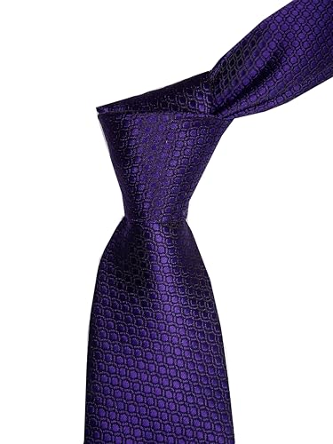 Image of BLACKSMITH Red Jacquard Tie for Men - Red Formal Tie for Men