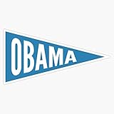 President Barack Obama Pennant Sticker Vinyl Bumper Sticker Decal Waterproof 5'
