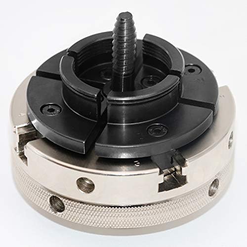 4 inch C-Series Chuck 4 Jaws Wood Lathe Chuck Self-centering Woodturning Lathe Chuck 1 x 8TPI Thread Lathe Chuck