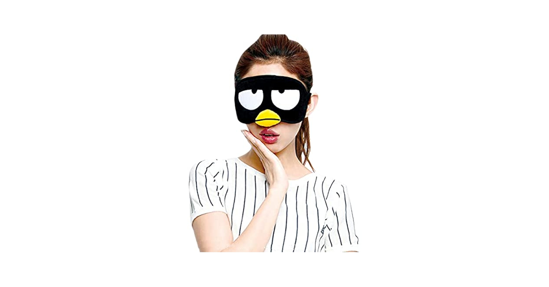 OSCHINO  モスキーノ コラボ レザーアイマスク 未使用品 H&MOSCHINO H&M モスキーノ コラボ レザーアイマスク 未使用品