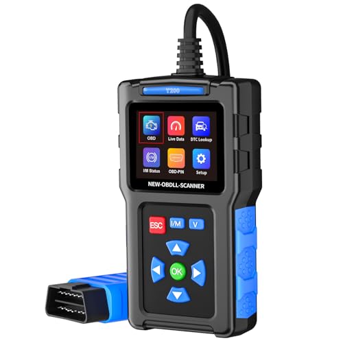 OBD2 Scanner Diagnostic Tool, Check Engine Code Reader OBD2 Scanner, Mode 6, Mode 8 & I/M Readiness,...