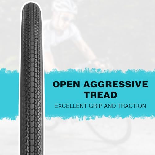 ZUKKA 700C Bike Tires 700×28C/32C/ 35CRoad Bike Tire with 2
