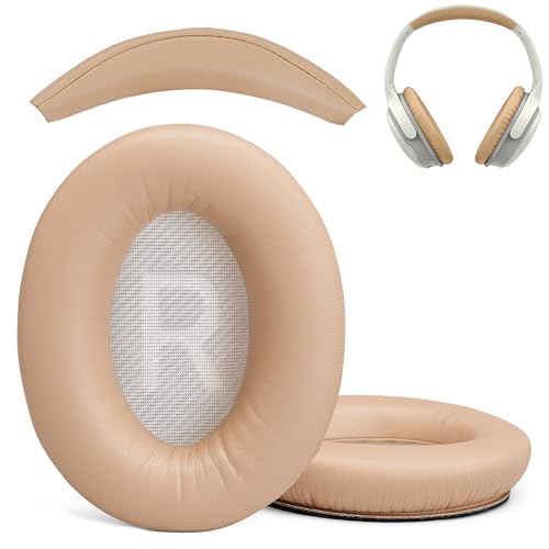 AHG Accessory House Global SoundLink AE2 Ear Pads and SoundLink AE2 Headband Cushion Compatible with Bose SoundLink Around-Ear 2 (AE2) Headphones (Beige). Seamless DIY Fit