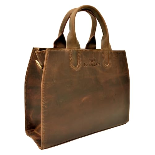 Bolso Tote de Cuero Ligero para Mujer miniatura 3